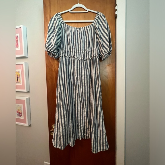 NWOT Universal Thread Puff Sleeve Midi Dress - Picture 4 of 4